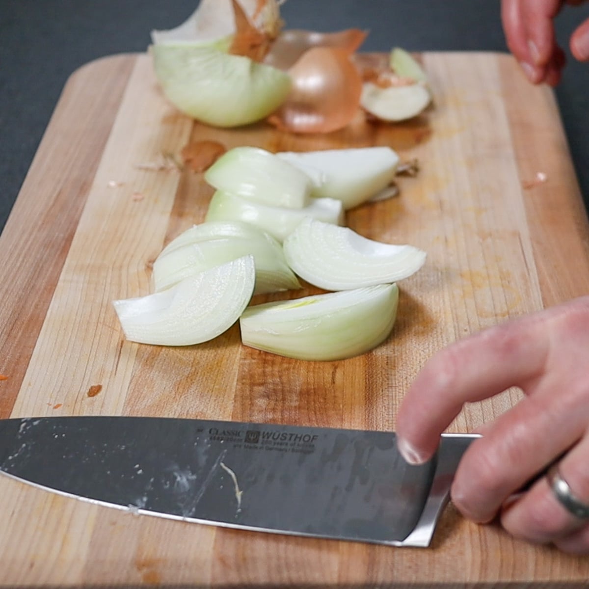 onions rough chopped
