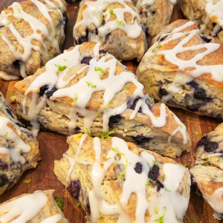 Blueberry Lime Scones