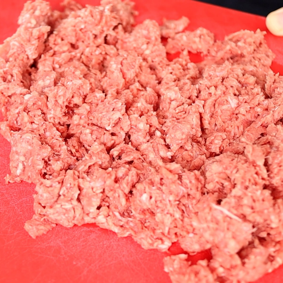 ground beef that looks fresh and good